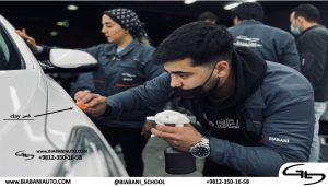 مدرسه بیابانی - آموزش استفاده از خمير clay -گام نخست فرآیند دیتیلینگ خودرو