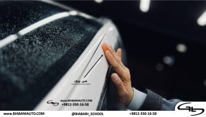 - گام نخست فرآیند دیتیلینگ خودرو - مدرسه بیابانی - آموزش استفاده از خمير کلی بار 